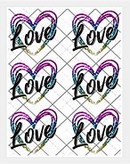 Image result for Heart Shaped Beach Scene Water Slide Decals for Tumblers