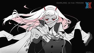 Image result for Zero Two Black and White