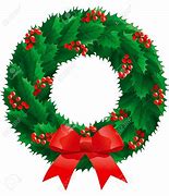 Image result for Holly Wreath Clip Art