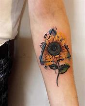 Image result for Small Sunflower Tattoo Watercolor