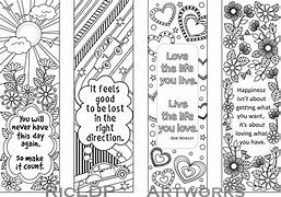 Image result for Printable Bookmark Templates with Quote