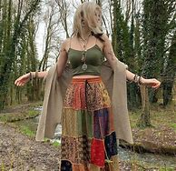 Image result for Hippie Aesthetic Outfits with Curly Hair