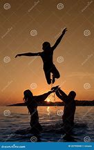 Image result for Boy Jumping Silhouette