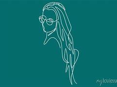 Image result for Line Drawing Woman Reading