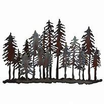 Image result for Metal Forest Wall Art