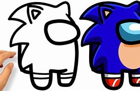 Image result for Sonic Among Us Avtar