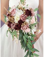 Image result for Cascading Wedding Bouquet