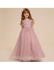 Image result for Dusty Rose Flower Girl Dress