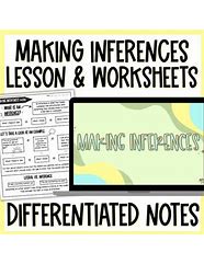 Image result for Inference Worksheets High School PDF