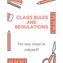 Presentation: Class Rules And Regulations