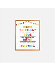 Image result for Not Bullying Poster