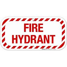 Fire Hydrant Sign, Fire Safety Sign,