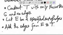 SOLVED:Draw a simple, connected, undirected, weighted graph with 8 vertices and 16 edges, each with unique edge weights. Illustrate the execution of the Prim-Jarn ??k algorithm for computing the minimum spanning tree of this graph.