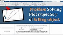 MATLAB TUTORIAL PROBLEM SOLUTION | MATLAB Tutorial: Plot Height and Velocity of a Falling Object