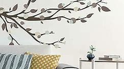 RoomMates RMK2401SCS Mod Gray Branch Peel and Stick Wall Decals