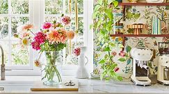 12 kitchen wallpaper ideas from charming country homes