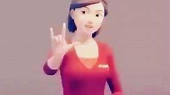 DEAF TV INDIA - I love you sign Language ☺😊👍 #deafworld...