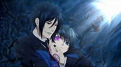 Ciel Phantomhive And Sebastian Michaelis In The Moonlight Black Butler Live Wallpaper - MoeWalls