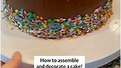 How to Assemble and Decorate Birthday Cake