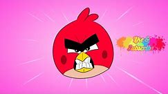 How to Color Angry Birds drawing and coloring video @drawtube28