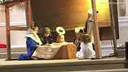 Little girl KIDNAPS baby Jesus in nativity play gone wrong