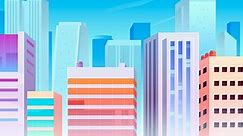 Free Vector | Urban city - background for video conferencing