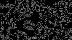 Abstract Black and White Wavy Lines Background