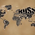 1920X1080 Wallpaper Typography Map