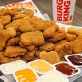 10 Piece Nuggets Large Fries and Burger King