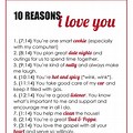 10 Reasons Why I Love You SVG