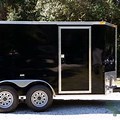 12 FT Enclosed Trailer Side View