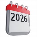 2026 Calendar Clip Art