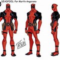 2D Front and Side Image Deadpool