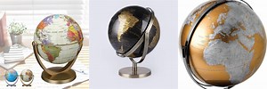 360 Globe Gold Frame