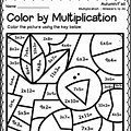 3rd Grade Math Coloring