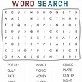 3rd Grade Word Search Puzzles