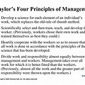 4 Principles of Scientific Management Theory