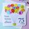 75th Birthday Card Ideas