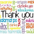 Multilingual Thank You