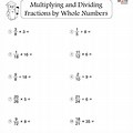 Multiplying and Dividing Fractions Worksheet 10 Questions