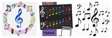 Music Note Chart Clip Art