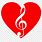 Music Heart Clip Art