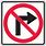 MUTCD No Right Turn Sign