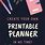 Make Your Own Planner Printables