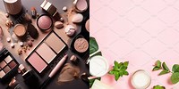 Makeup and Skin Care Website Background