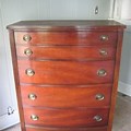 Mahogany 4 Drawer Antique Dresser