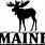 Maine Moose Clip Art