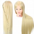 Mannequin Head with Super Long Hair