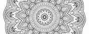 Mandala Coloring Pages Printable Hard