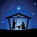 Manger Scene Background without Jesus Mary and Joseph